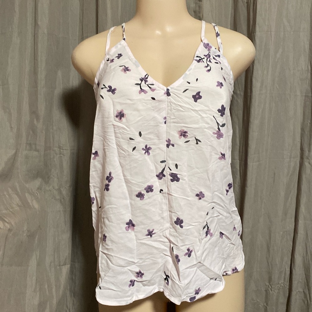 LOVESTITCH, floral tank top